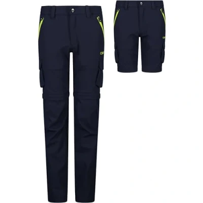 Abbildung von CMP Kinder Zipphose Black Blue Lime 164