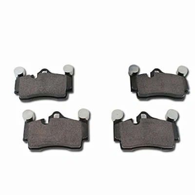 Abbildung von MEYLE 025 236 9417 Bremsbelagsatz ORIGINAL Quality Hinterachse für Verschleißwarnanzeiger vorbereitet mit Anti Quietsch Blech VOLKSWAGEN: Touareg I