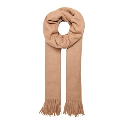 Abbildung von ONLY Damen Onlaida Life Wool Scarf Acc Schal, Camel/Detail:SOLID, Einheitsgröße EU