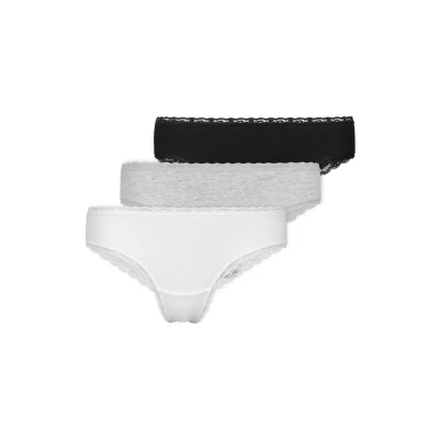 Abbildung von Snocks 3PACK Slip, Damen, Größe: XS, Mix weiß /hellgrau /schwarz)