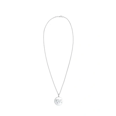 Abbildung von Elli World MAP Halskette, Damen, Größe: 45, Silver