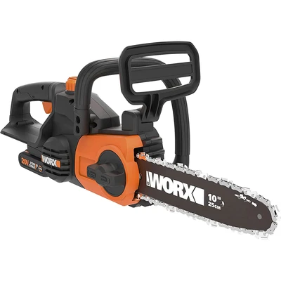 Abbildung von Worx Akku Kettensäge, 25cm, 25,00 cm Schwertlänge, Set, inklusive 20V/2Ah und Ladegerät