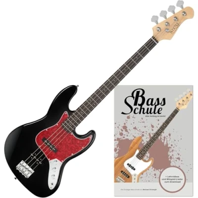 Abbildung von Rocktile Pro JB 30BK 70&#039;s Deluxe E Bass SET + Noten CD