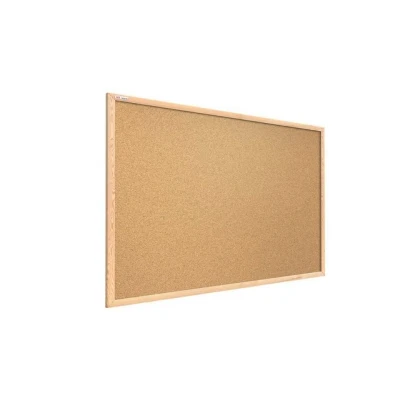 Abbildung von ALLboards Memoboard Pinnwand mit Holz Rahmen Korktafel Korkwand