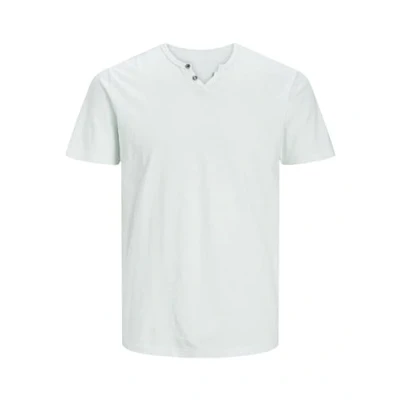 Abbildung von Jack &amp; Jones Esplit NECK NOOS Tshirt basic, Herren, Größe: Medium, Soothing sea