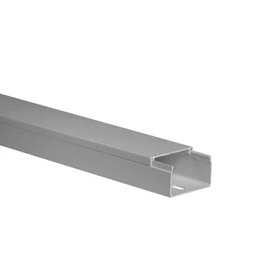 Abbildung von 10m KOMIB Kabelkanal/Kabelkanäle/Kabelführung Verschiedene Größen und Farben Schraubbar 5 x 2m Stangen (Grau Steingrau, 50 30 mm)