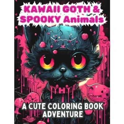 Abbildung von Kawaii Goth &amp; Spooky Animals: A Cute Coloring Adventure: Creepy Horror Gothic Pages for Teens Adults (Kawaii Books: Adventure)