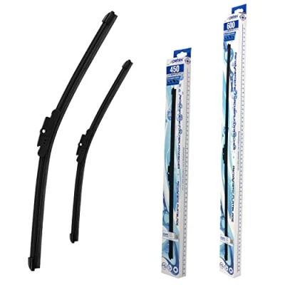Abbildung von PETEX Scheibenwischer, Länge: 600 mm/450 mm Frontscheibenset