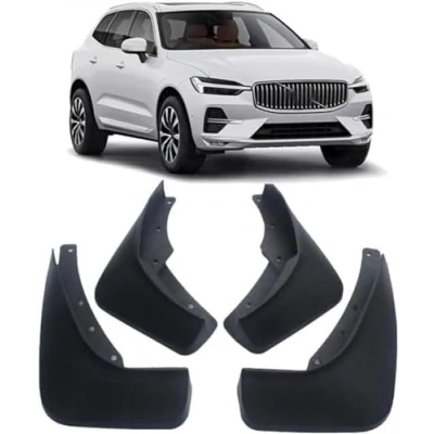 Abbildung von 4 Stück Auto Schmutzfänger Für Volvo Xc60 2018 2023, Spritzschutz Staubdicht Antikollision Vorne Hinten