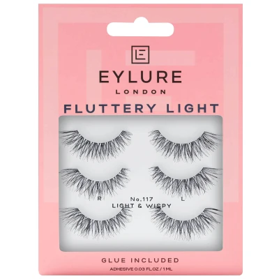 Abbildung von Eylure False Lashes Fluttery Light No. 117 Multipack