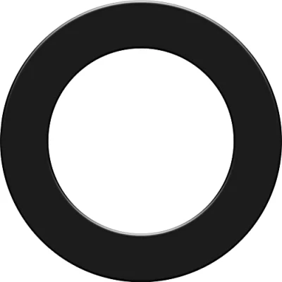 Abbildung von KOTO Dartscheiben Surround Schwarz, Dartscheibe Schutzring für unterwegs, Travel Dartboard Catchring, Wandschutz &amp;