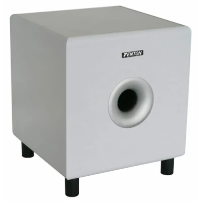 Abbildung von Fenton SHFS08W aktiver Subwoofer 8&quot; für Heimkino Weiß