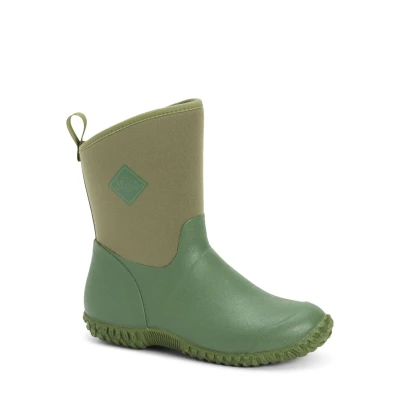 Abbildung von Muck Boot Muckster II Mid Damen Grün/Rosen Druck 40