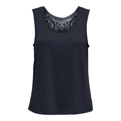 Abbildung von ONLY Spitzentop &quot;ONLFREDA S/L U NECK MIX TOP BOX JRS&quot;
