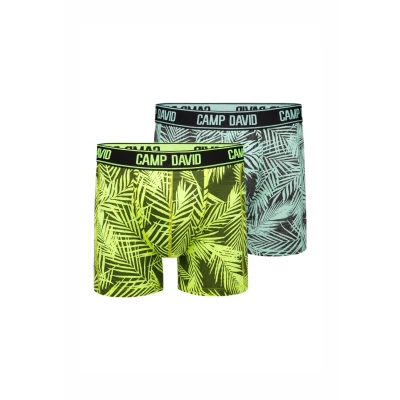 Abbildung von Camp David 2 PACK Panties Aqua neon lime, Herren, Größe: Large, lime