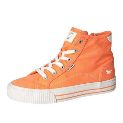 Abbildung von Mustang Sneaker high, Damen, Größe: 39, Orange Schuhe