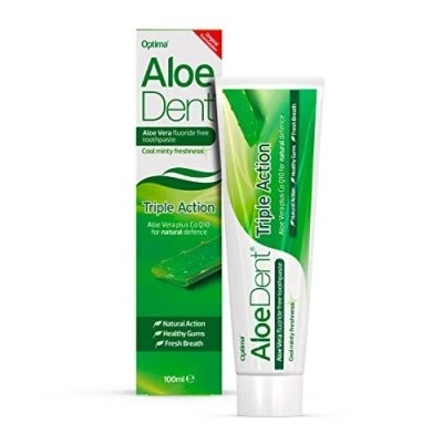 Abbildung von AloeDent Triple Action 100 ml Aloe Vera Fluoride Free Toothpaste 1 Stück