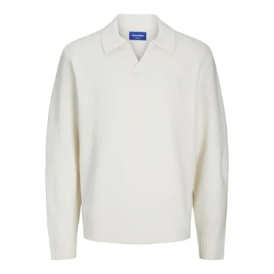 Abbildung von Jack &amp; Jones Einfarbig Poloshirt, Herren, Größe: Large, Sea salt