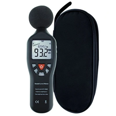 Abbildung von Professionelle Schallpegelmesser mit Hintergrundbeleuchtung Anzeige Hohe Genauigkeit Messung von 30dB 130dB (without Data Record Function)