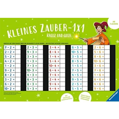 Abbildung von Zaubertafel: Kleines Zauber 1x1: Kreuz und quer (Ravensburger Zaubertafel)