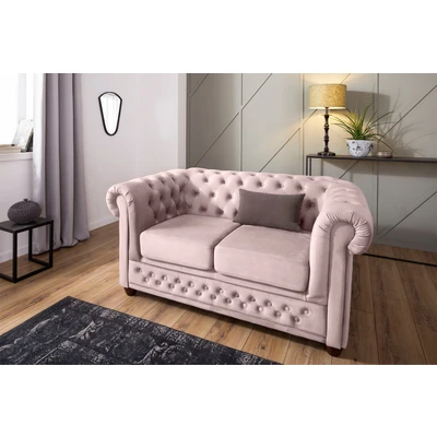 Abbildung von Home affaire Chesterfield Sofa &quot;New Castle&quot;, mit hochwertiger Knopfheftung in Design, B/T/H: 148/86/72