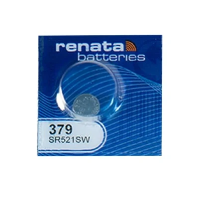 Abbildung von Renata SR521SW Model 379 Silver Oxide 1.55V Watch Battery