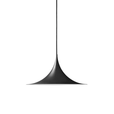 Abbildung von GUBI Hängeleuchte Semi, Ø 47 cm, schwarz
