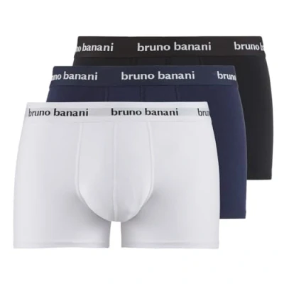 Abbildung von Bruno Banani 3ER Packeasy LIFE Panties, Herren, Größe: Small, Weiß blau schwarz