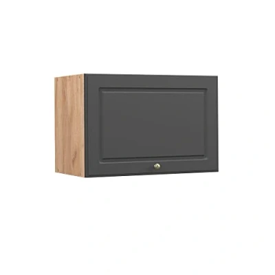 Abbildung von Vicco Hängeschrank Fame Line, Anthrazit Gold/Goldkraft Eiche, 60 cm Flach