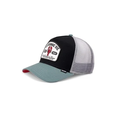 Abbildung von Djinn&#039;s Trucker Bonne VIE Cap, Herren, Größe: One Size, Black slate grey