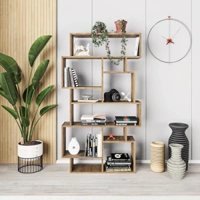 Abbildung von Decortie Bücherregal Karmato, Modernes Display Unit, 96 x 25,5 168,5 cm