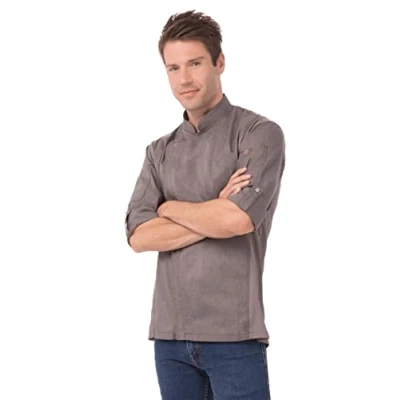 Abbildung von Chef Works Herren BCLZ008WHTS Kochjacke, Weiß, Größe S