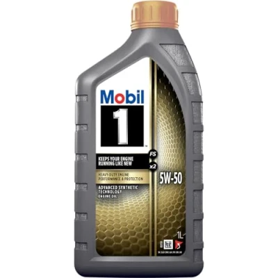 Abbildung von Mobil 1 FS X2 5W 50 1l Motoröl 157766 MERCEDES BENZ: E Klasse Limousine, C T modell, RENAULT: LAGUNA 2, CLIO 3, 2