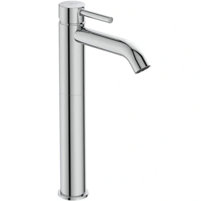 Abbildung von IDEAL STANDARD Ceraline Waschtischarmatur 50x150x321 mm in chrom, ohne Ablaufventil Verdeckter Luftsprudler, Ecoflow, EPD, SmartShine