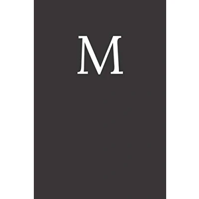 Abbildung von Buchstabe M Notizbuch: A5 Notizbuch Liniert 120 Seiten Notizblock Tagebuch Terminplaner Schreibheft für Notizen 6x9