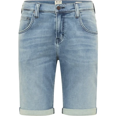 Abbildung von Mustang Chicago Jeans Shorts, Herren, Größe: 28, Blau