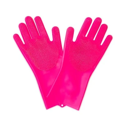 Abbildung von Muc Off Deep Scrubber Gloves pink XL