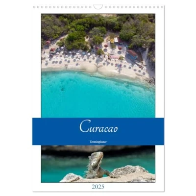 Abbildung von Curacao Terminplaner (Wandkalender 2025 DIN A3 hoch), CALVENDO Monatskalender