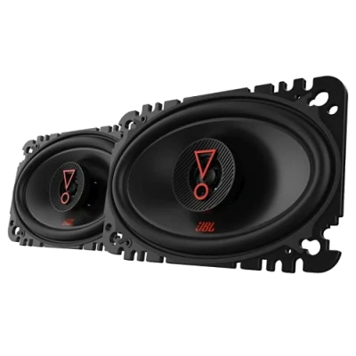 Abbildung von JBL Stage3 6427 2 Wege Auto Lautsprecher Set von Harman Kardon 175 Watt ovale KFZ Autolautsprecher Boxen groß 4&quot; x 6&quot; 10 15 cm, Black