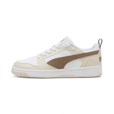 Abbildung von Puma Rebound V6 Sneaker low, Herren, Größe: 42, Beige Hochwertiges lederimitat