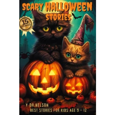 Abbildung von Halloween Stories for Kids: 15 Horror and Amazing Stories, Spooky Ghost Tales, Sharing Around a Campfire.