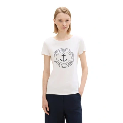 Abbildung von TOM TAILOR Denim T Shirt (Packung, 2 tlg) Doppelpack mit Logo Print