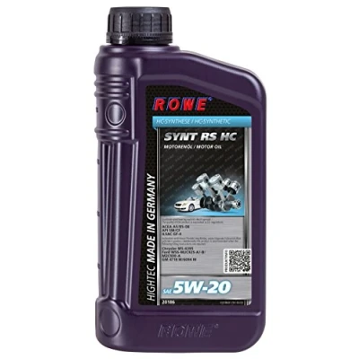 Abbildung von ROWE Hightec Synt RS HC SAE 5W 20 1 Liter PKW Motoröl, vollsynthetisch (HC Synthese) Made in Germany