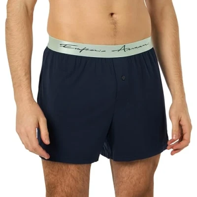 Abbildung von EMPORIO ARMANI Herren Soft Modal Boxer Briefs, Marine, S