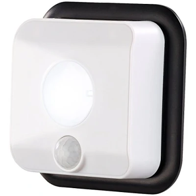 Abbildung von PEARL Licht Ohne Strom: Batterie LED Wandleuchte, &amp; Bewegungsmelder, 110 lm, 160 Tage (Wandleuchte batteriebetrieben, Wandlampe Batteriebetriebene)