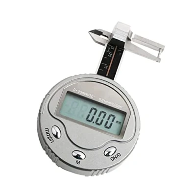 Abbildung von 0 25mm 0.01mm Mini Diamant Edelstein Messschieber, Multifunktions Rund Digital Messschieber &amp; Messdicke Werkzeuge Taschen