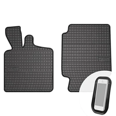 Abbildung von Gummimatten Auto Fußmatten Gummi Automatten Passgenau 2 teilig Set passend für Smart Fortwo 1998 2007