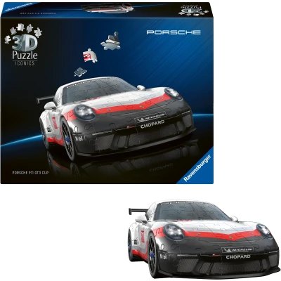 Abbildung von Ravensburger 3D Puzzle Porsche 911 GT3 Cup, 108 Puzzleteile, Made in Europe