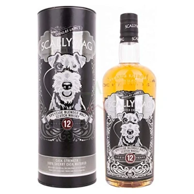 Abbildung von Douglas Laing &amp; Co. SCALLYWAG 12 Years Old Speyside Blended Malt CASK STRENGTH 53,6% Volume 0,7l in Geschenkbox Whisky