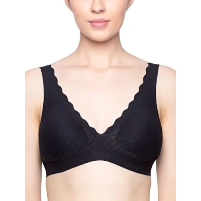 Abbildung von sloggi Damen ZERO Feel Lace Bralette Bustier, Black, XS